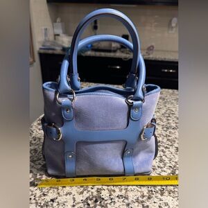 Salvatore Ferragamo Sky Blue Dinner Date Bag